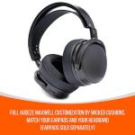 WC HeadbandZ Maxwell - Upgraded Silicone Headband for Audeze Maxwell by Wicked Cushions - Enhanced Flexibility, Comfort, and Style with Matching Earpad Designs| Black