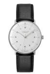 Junghans Men's Max Bill Automatic 38mm White Dial Leather Band Watch 27/3500.02