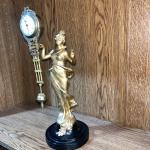 German Style Barmaid Figure Mystery Swinger Clock (Junghans Type) Working