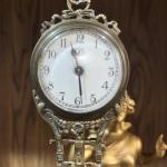  German Style Barmaid Figure Mystery Swinger Clock (Junghans Type) Working
