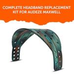 WC HeadbandZ Maxwell V2 – Upgraded Wide Silicone Headband Compatible with Audeze Maxwell, Made by Wicked Cushions | Wider Weight-Distributing Design, Softer Flexible Silicone | The Simulation