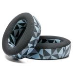WC Freeze Maxwell - Cooling Gel Replacement Earpads for Audeze Maxwell Headphones by Wicked Cushions - Elevate Comfort, Durability, Thickness & Sound Isolation for Epic Gaming Sessions | Geo Grey
