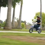 Razor MX350 Dirt Rocket Electric Motocross Bike, Blue, 10-12 inches