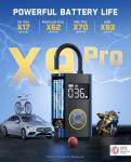 Fanttik X9 Pro Portable Tire Inflator for Compact Car, 1Min Fast Inflate Electric Bike Pump with Digital Tire Pressure Gauge, 150PSI Air Compressor for Electric Bikes, Motorcycle, Ball