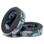 WC Freeze Maxwell - Cooling Gel Replacement Earpads for Audeze Maxwell Headphones by Wicked Cushions - Elevate Comfort, Durability, Thickness & Sound Isolation for Epic Gaming Sessions | 90's Black