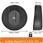 defean Maxwell Cushions - Cooling Gel Replacement Earpads Ear Cushion Compatible with Audeze Maxwell Headphones, Added Thickness, Noise Isolation Foam for Epic Gaming Sessions (Mesh Fabric)