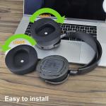 defean Maxwell Cushions - Cooling Gel Replacement Earpads Ear Cushion Compatible with Audeze Maxwell Headphones, Added Thickness, Noise Isolation Foam for Epic Gaming Sessions (Mesh Fabric)