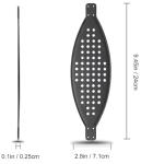 AHG Premium Sheepskin Ear Pads and Cowhide Headband Strap Compatible with Audeze LCD Headsets (Black) | FlexiSoft Foam