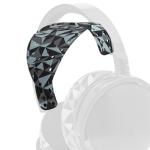 WC HeadbandZ Maxwell V2 – Upgraded Wide Silicone Headband Compatible with Audeze Maxwell, Made by Wicked Cushions | Wider Weight-Distributing Design, Softer Flexible Silicone | Geo Grey