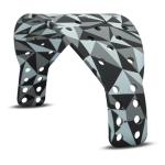 WC HeadbandZ Maxwell V2 – Upgraded Wide Silicone Headband Compatible with Audeze Maxwell, Made by Wicked Cushions | Wider Weight-Distributing Design, Softer Flexible Silicone | Geo Grey