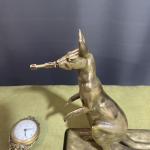  German Style Kangaroo Figure Mystery Swinger Clock (Junghans Type) Working