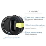 Voarmaks Maxwell Ear Pads - Extra Large Thick Lambskin Earpads Compatible with Audeze Maxwell Headphones Thick Filling Memory Foam Replacement Cushion Plus 2 Mic Covers