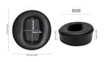 Voarmaks Maxwell Ear Pads - Extra Large Thick Lambskin Earpads Compatible with Audeze Maxwell Headphones Thick Filling Memory Foam Replacement Cushion Plus 2 Mic Covers