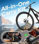 WARWOLF 160PSI Tire Inflator Portable Air Compressor - Electric Air Pump for Car Tires: SUV, Light Truck, Motorcycle, Bike, with Auto Shut-Off, Digital Gauge, 12V Car Adapter, LED Light