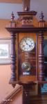 Antique  VERY CLEAN Germany JUNGHANS Vienna Wall Clock, 35" TALL BY 15" WIDE
