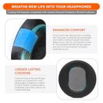 WC Freeze Maxwell - Cooling Gel Replacement Earpads for Audeze Maxwell Headphones by Wicked Cushions - Elevate Comfort, Durability, Thickness & Sound Isolation | The Simulation