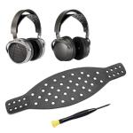 Voarmaks Wide Lambskin Headband Strap Compatible with Audeze Maxwell Gaming Headset & MM-100 Professional Headphone, Premium Double-Sided Leather Handcrafted, Durable, Comfortable & Cooler