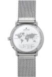 059 2022 46 Junghans Max Bill Mega Solar Radio Solar Sapphire, Silver, Bracelet Type