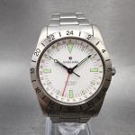 Junghans Fantasia Watch Men 34mm White Dial Silver Tone Pointer Date New Battery