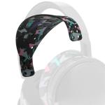 WC HeadbandZ Maxwell V2 – Upgraded Wide Silicone Headband Compatible with Audeze Maxwell, Made by Wicked Cushions | Wider Weight-Distributing Design, Softer Flexible Silicone | 90's Black