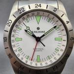 Junghans Fantasia Watch Men 34mm White Dial Silver Tone Pointer Date New Battery