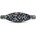 WC HeadbandZ Maxwell V2 – Upgraded Wide Silicone Headband Compatible with Audeze Maxwell, Made by Wicked Cushions | Wider Weight-Distributing Design, Softer Flexible Silicone | 90's Black