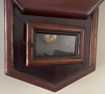 Antique Junghans German Art Deco Schoolhouse Gong Chime 8 Day Wall Clock w/ Key