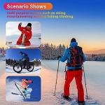 Heated Vest USB Electric Heated Vest Heating Jacket Winter Vests for Outdoor Motorcycle Camping Fishing Skiing