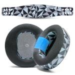WC Mod Kit Maxwell - Cooling Gel Earpads + Silicone Headband for Audeze Maxwell for Xbox & PS5 by Wicked Cushions | Enhanced Comfort, Cooling & Durability | Geo Grey