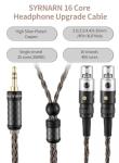 SYRNARN 3.5mm (1/8'') TRS Headphone Cable Compatible with AUDEZE LCX-X LCD-XC LCD2 LCD3 LCD4 for MEZE Empyrean, MEZE Elite, MEZE Empyrean 16 Core Replacement Cord (with 3.5mm Stereo, 3Meters/10ft)