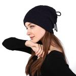 Men Women Electric Heated Beanie Skull Caps Olders 2 in 1 USB Heating Knitted Cap Neckerchief Winter Running Camping Cycling Ski Heat Hat Head Neck Warmer Heater Wrap Black