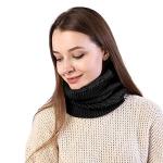 Men Women Electric Heated Beanie Skull Caps Olders 2 in 1 USB Heating Knitted Cap Neckerchief Winter Running Camping Cycling Ski Heat Hat Head Neck Warmer Heater Wrap Black