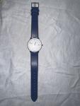 New Junghans Max Bill Damen Blue Strap  32.7 MM  Watch 47/4540.02