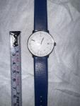 New Junghans Max Bill Damen Blue Strap  32.7 MM  Watch 47/4540.02