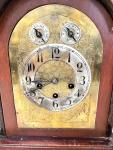 Antique Junghans 3 Wind Mantel Clock Westminster Chimes Rounded Top Case Runs?