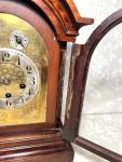 Antique Junghans 3 Wind Mantel Clock Westminster Chimes Rounded Top Case Runs?