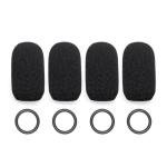 Voarmaks 4 Pack Foam Mic Cover & O-Ring Kit Compatible with Audeze Maxwell,Astro A50/A40 TR, Corsair Virtuoso LE/Void Pro,Razer Blackshark,Antlion Modmic Microphone, Noise Reduction
