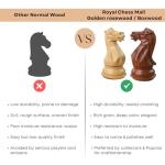 Royal Chess Mall Staunton Tournament Chess Pieces Set