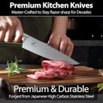 14-Piece High Carbon Stainless Steel Kitchen Knife Set