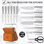 14-Piece High Carbon Stainless Steel Kitchen Knife Set