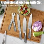 Imarku 16-Piece Japanese Knife Set with Block