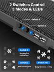 Kootek Laptop Cooling Pad with 5 Quiet Fans