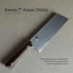 Handcrafted Shun Kanso Asian Utility Knife 7