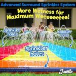 JAMBO XL Premium Backyard Water Slide with 3 Bodyboards