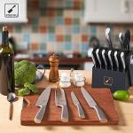 imarku 14PCS Knife Set with Block - Stainless Steel Kitchen Knives
