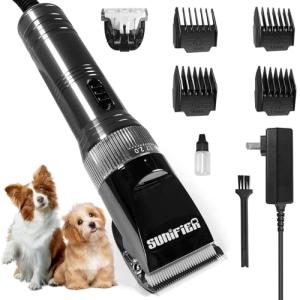 Sunifier Professional Grooming Shears for Thick-Coated Pets