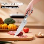 imarku 10-Piece Japanese Steel Knife Block Set for VIP Smart Shoppers