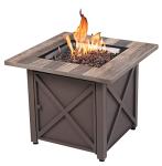 Endless Summer Brown Tabletop Propane Gas Fire Table