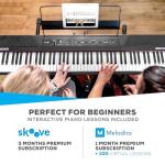 Alesis Recital 88 Key Digital Piano Keyboard VIP