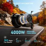 2024 eAhora 4000W M1P Pro Electric Motorcycle VIP